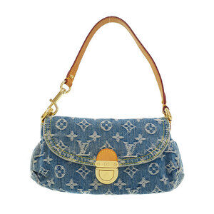 Louis Vuitton Monogram Denim Pleaty Semi Shoulder Bag
